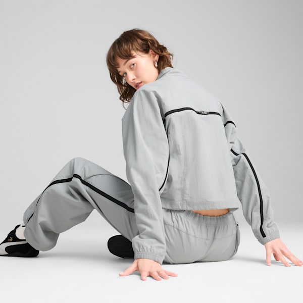 PUMA DARE TO Women's Oversized Full-Zip Woven Jacket