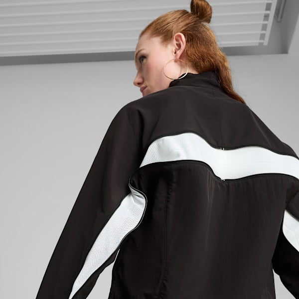 PUMA DARE TO Women's Oversized Full-Zip Woven Jacket