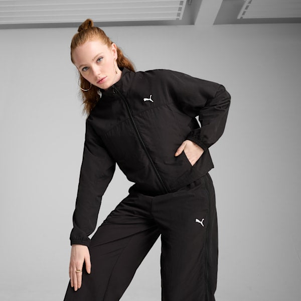 PUMA DARE TO Women's Oversized Full-Zip Woven Jacket