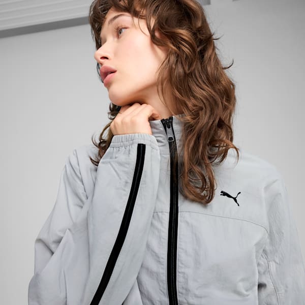PUMA DARE TO Women's Oversized Full-Zip Woven Jacket