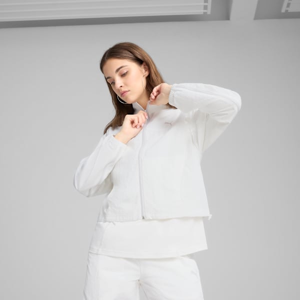PUMA DARE TO Women's Oversized Full-Zip Woven Jacket