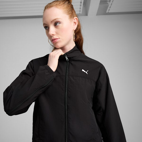 PUMA DARE TO Women's Oversized Full-Zip Woven Jacket