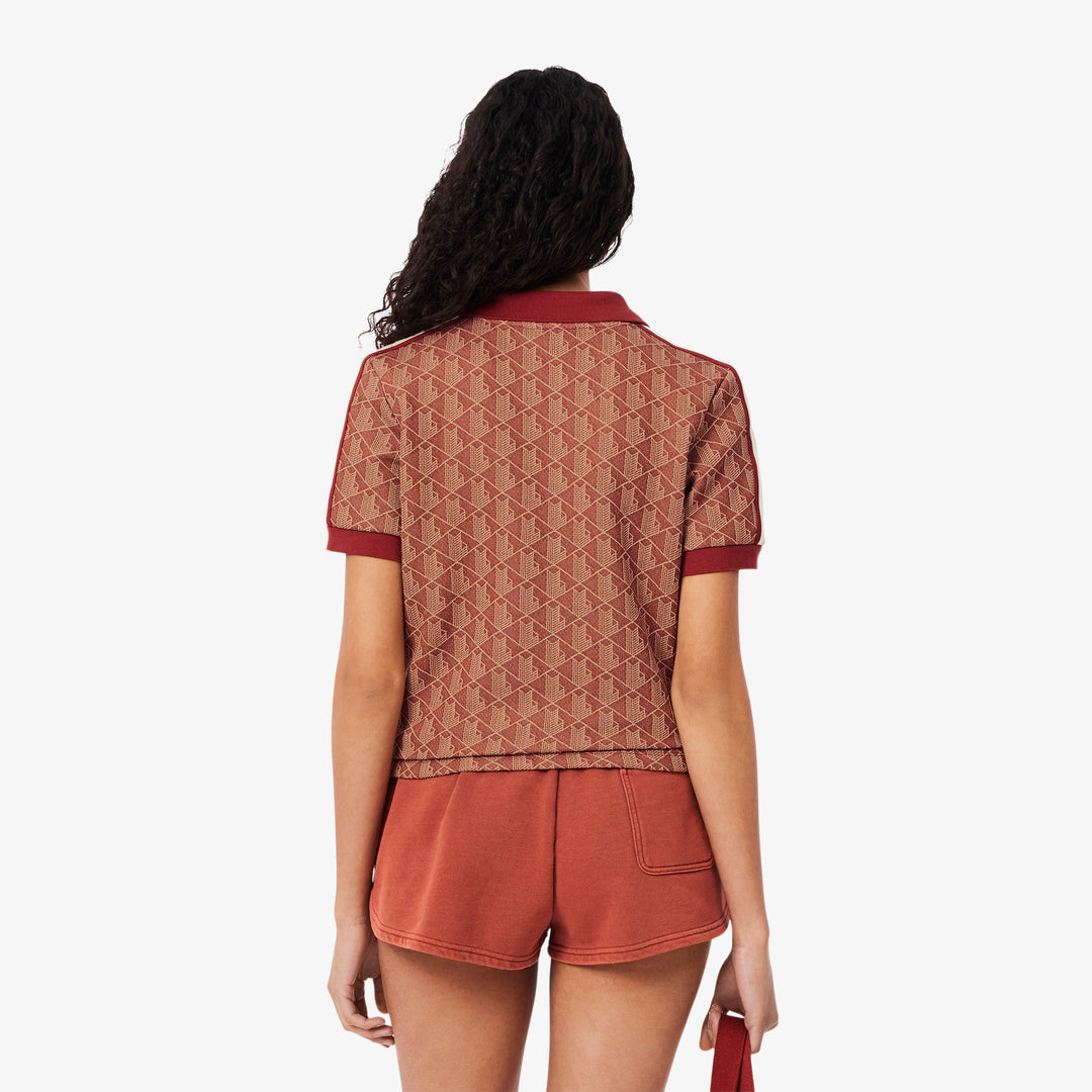 Lacoste Women's Slim Fit Monogram Polo