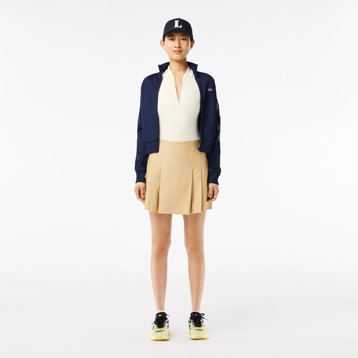 Lacoste Women's Slim Fit UV Protect Zip-Up Bodysuit