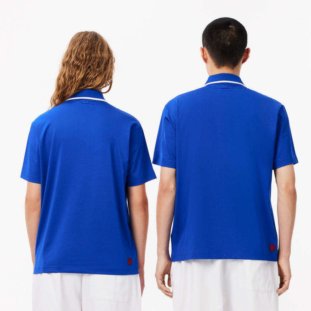 Lacoste Unisex Lacoste x CLOT Loose Fit Ultra Dry Jersey Polo