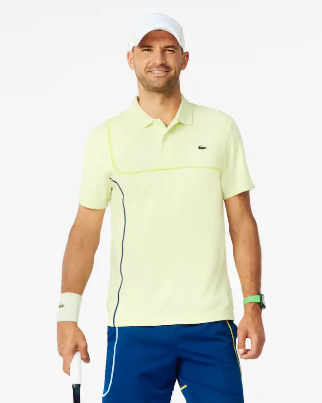Lacoste Men's Regular Fit Ultra Dry Piqué Tennis Polo