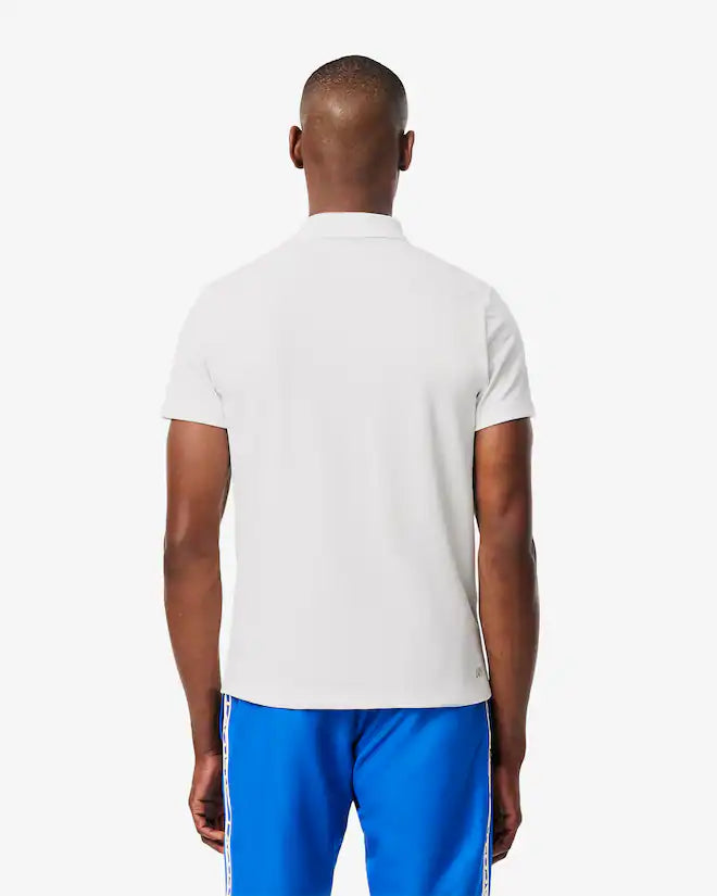 Lacoste Men's Ultra Dry Print Branding Sport Polo