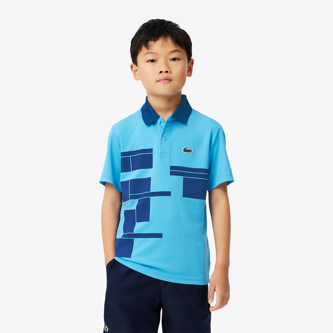 Lacoste Kids' Lacoste Tennis x Novak Djokovic Piqué Polo