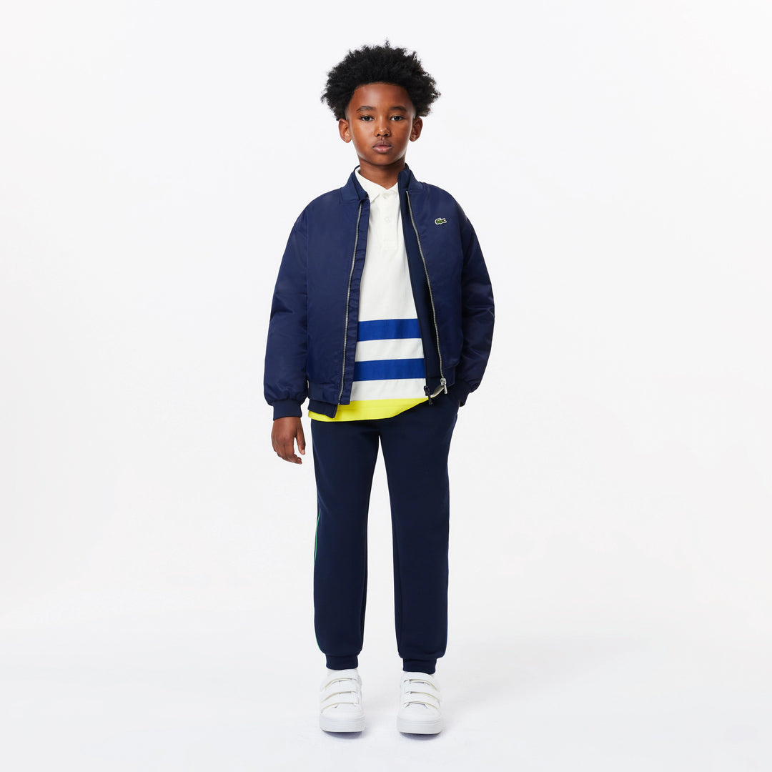 Lacoste Kids' Long Sleeve Heavy Jersey Polo