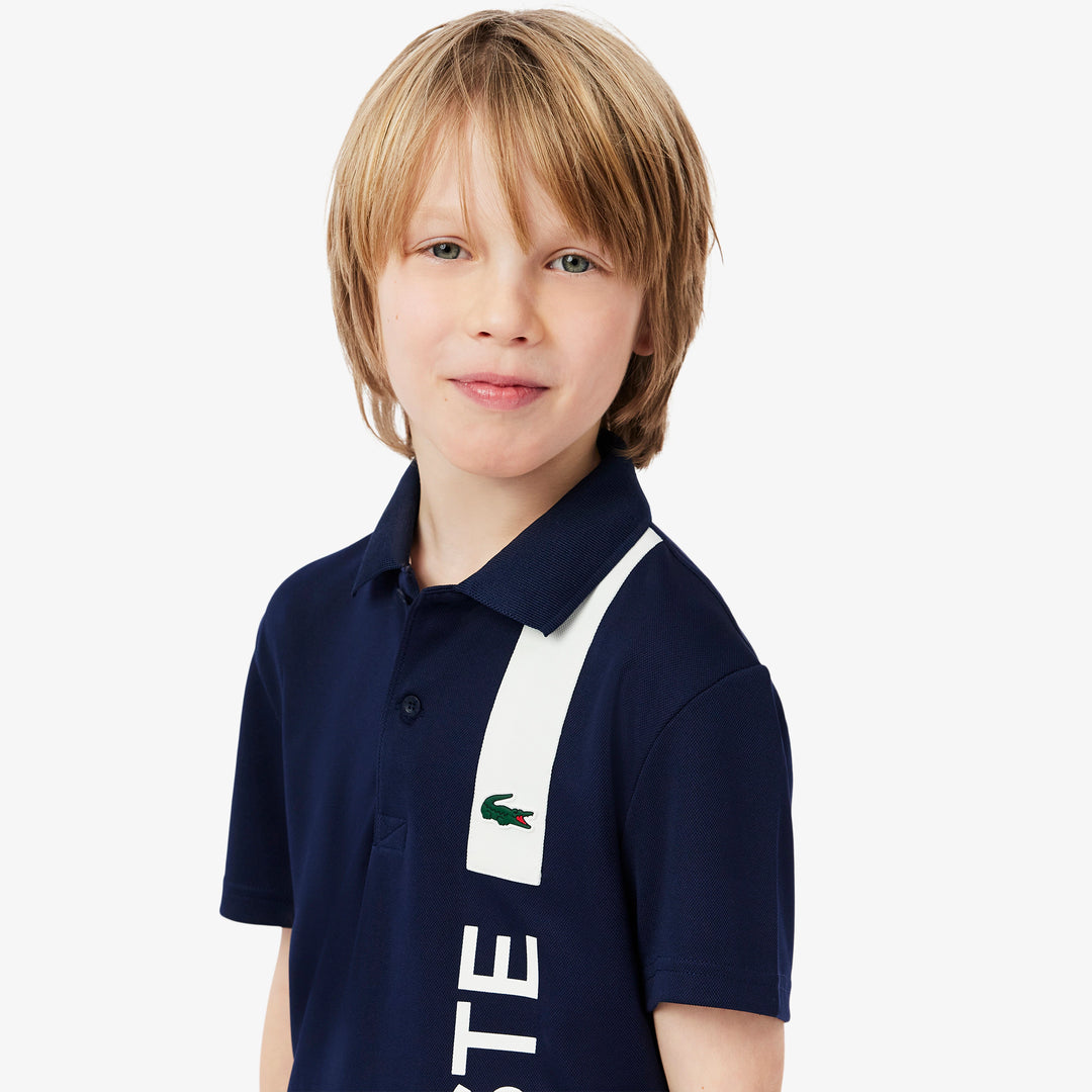 Lacoste Kids' Ultra Dry Piqué Tennis Polo