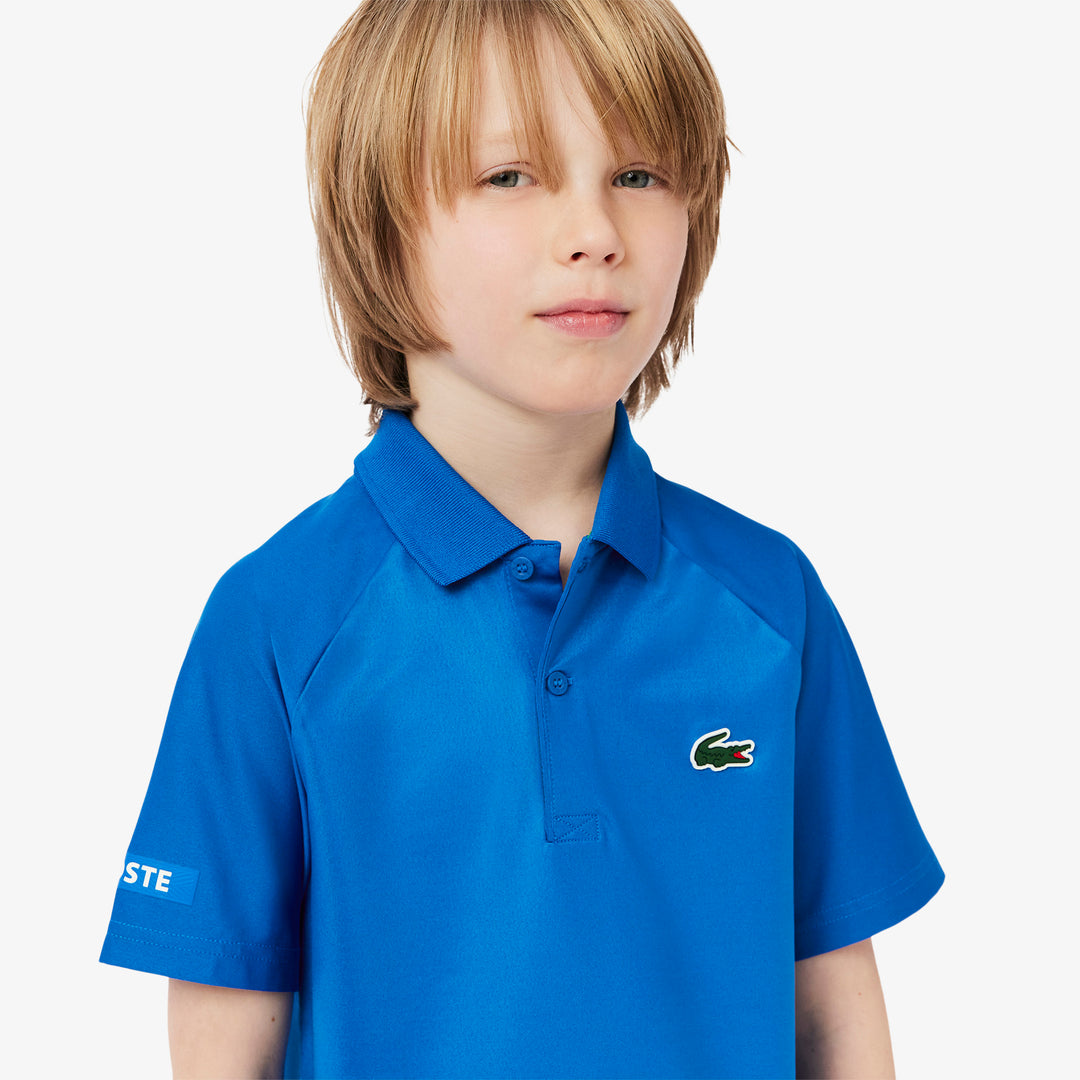 Lacoste Kids' Lacoste x Daniil Medvedev Stretch Jersey Polo