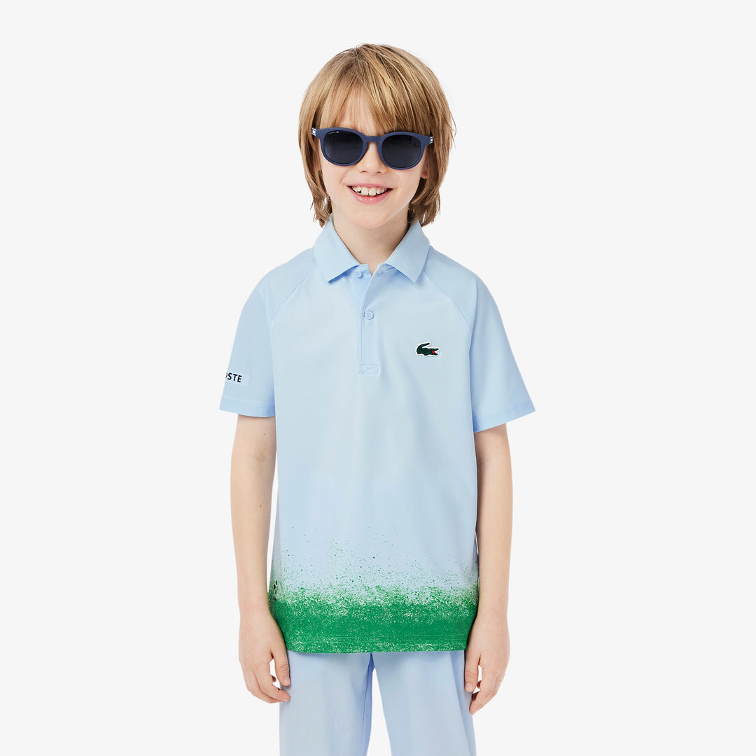 Lacoste Kids' Lacoste x Daniil Medvedev Stretch Jersey Polo