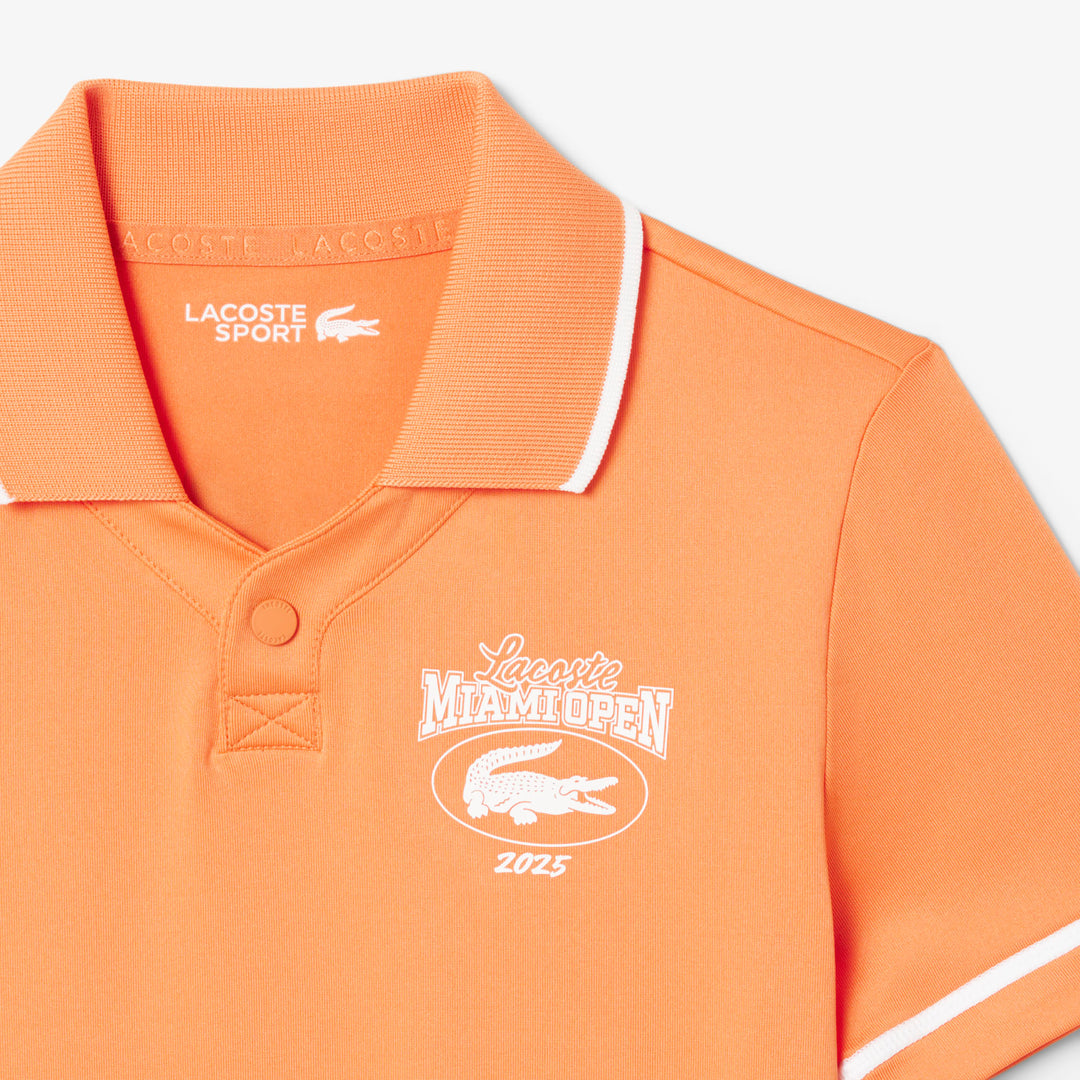 Lacoste Kids' Miami Open Edition UV Protect Tennis Polo