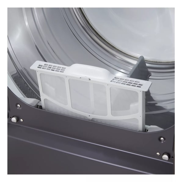 LG DLGX8601BE 7.3 cu. ft. Ultra Large Capacity Rear Control Gas Dryer with LG EasyLoad™ Door, AI Sensing and TurboSteam™