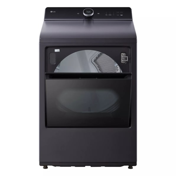 LG DLGX8601BE 7.3 cu. ft. Ultra Large Capacity Rear Control Gas Dryer with LG EasyLoad™ Door, AI Sensing and TurboSteam™