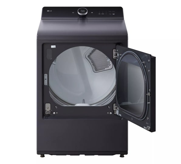 LG DLGX8601BE 7.3 cu. ft. Ultra Large Capacity Rear Control Gas Dryer with LG EasyLoad™ Door, AI Sensing and TurboSteam™