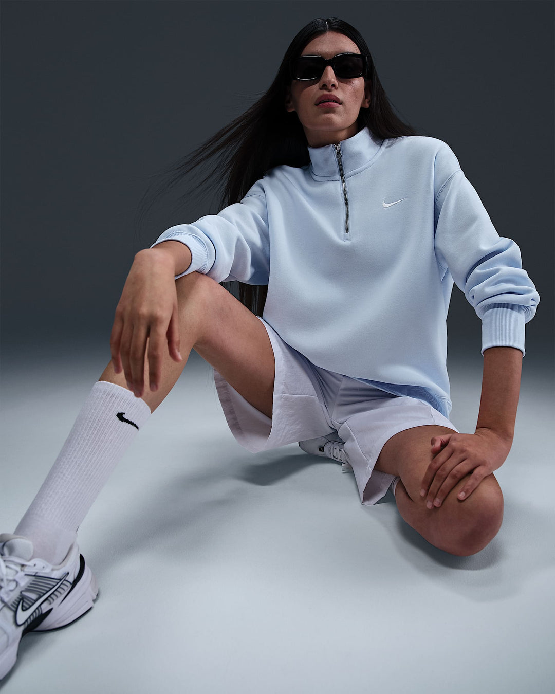 Nike Sportswear Phoenix Fleece Women's Oversized 1/4-Zip Long Sweatshirt