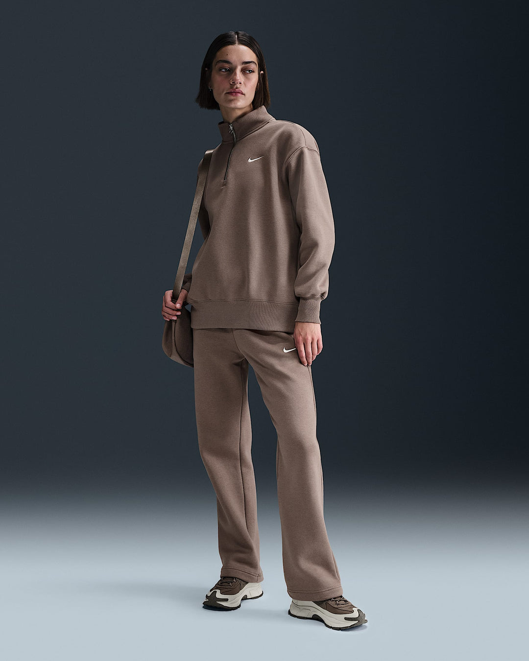 Nike Sportswear Phoenix Fleece Women's Oversized 1/4-Zip Long Sweatshirt