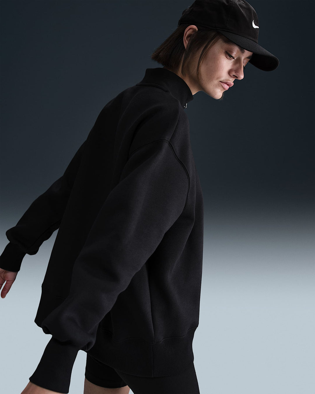 Nike Sportswear Phoenix Fleece Women's Oversized 1/4-Zip Long Sweatshirt