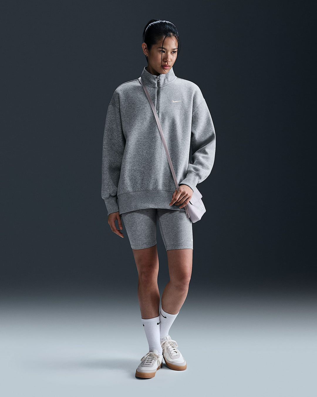 Nike Sportswear Phoenix Fleece Women's Oversized 1/4-Zip Long Sweatshirt
