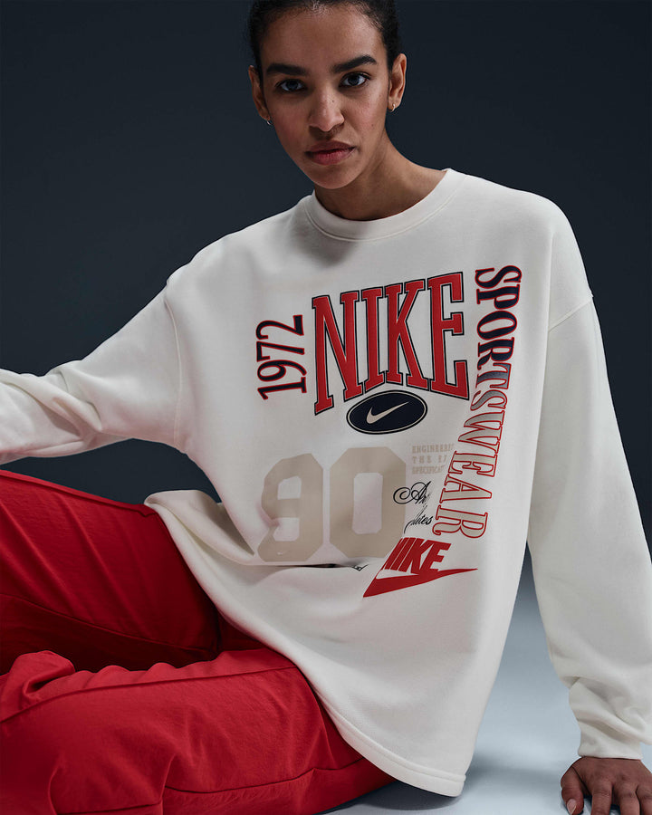 Nike Sportswear Women's Oversized Crew-Neck French Terry Sweatshirt