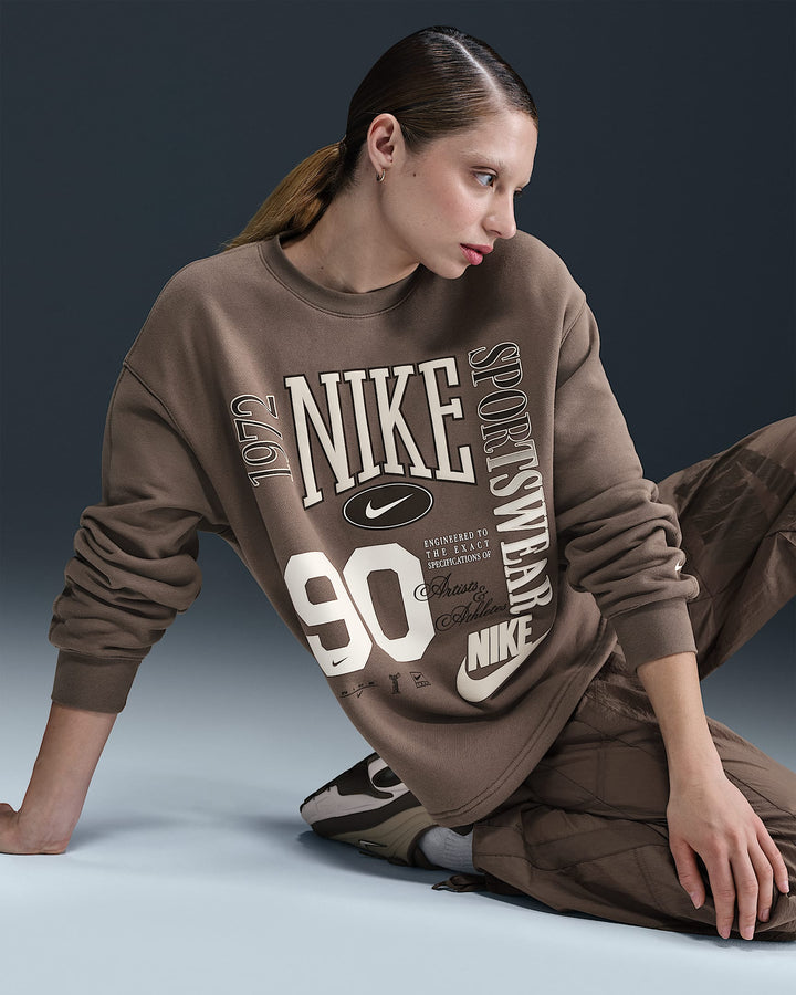 Nike Sportswear Women's Oversized Crew-Neck French Terry Sweatshirt