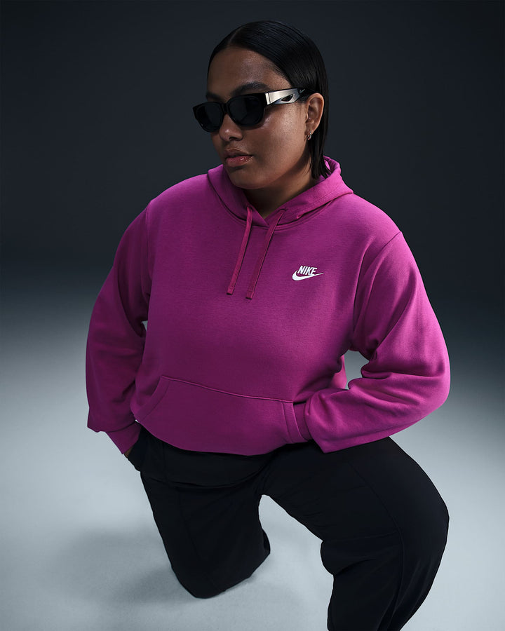 Nike Sportswear Club Fleece Women's Pullover Hoodie (Plus Size)