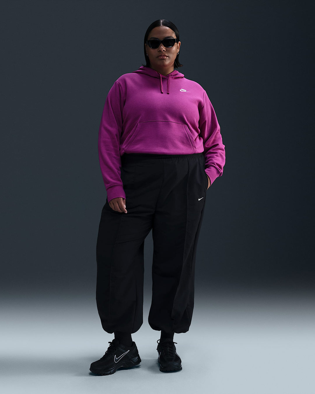 Nike Sportswear Club Fleece Women's Pullover Hoodie (Plus Size)