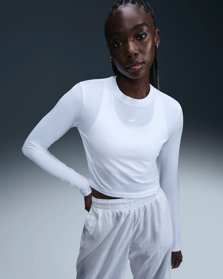 Nike Sportswear Chill Knit Women's Slim Long-Sleeve Cropped Top
