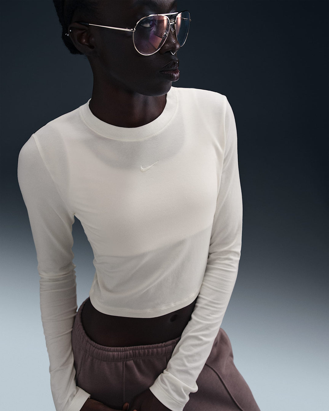 Nike Sportswear Chill Knit Women's Slim Long-Sleeve Cropped Top