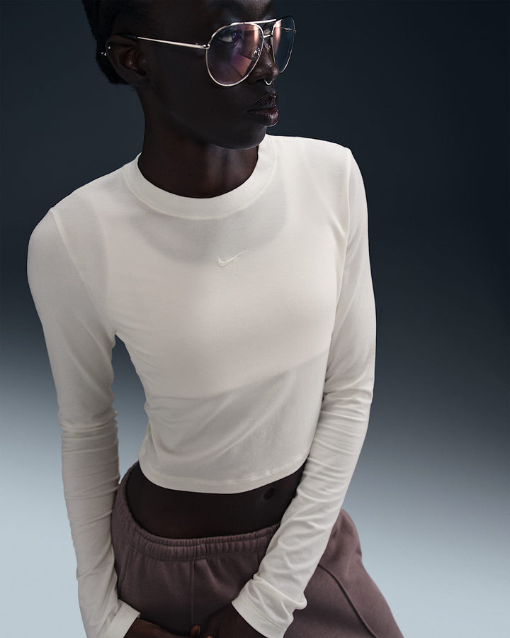 Nike Sportswear Chill Knit Women's Slim Long-Sleeve Cropped Top