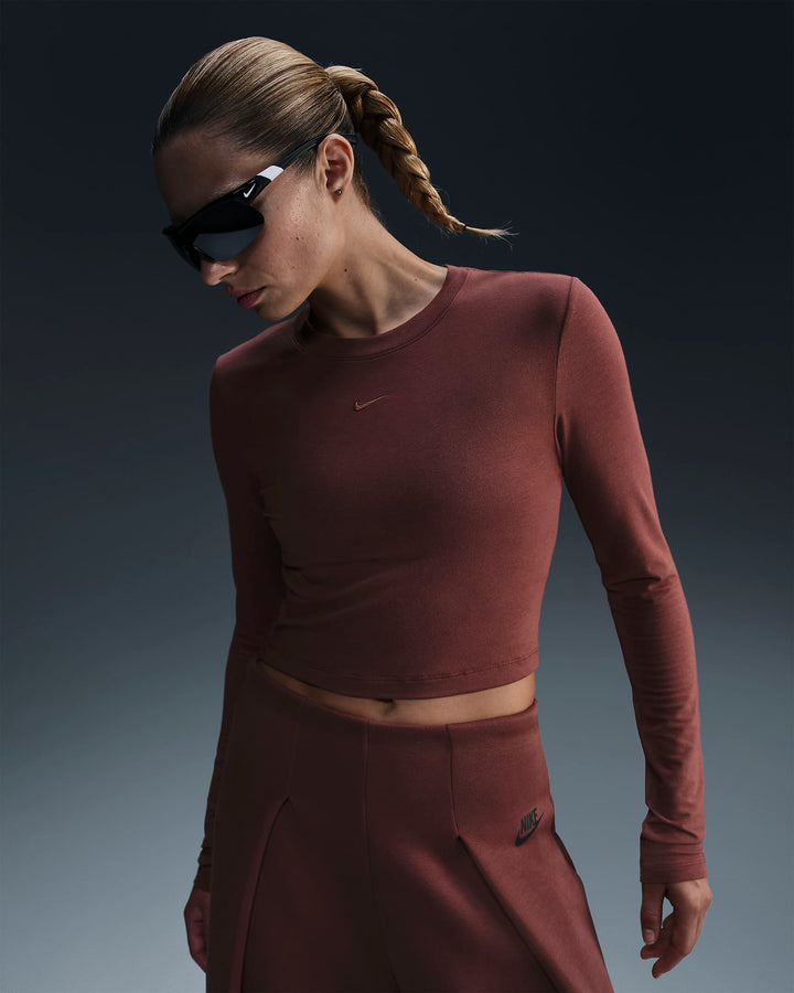 Nike Sportswear Chill Knit Women's Slim Long-Sleeve Cropped Top