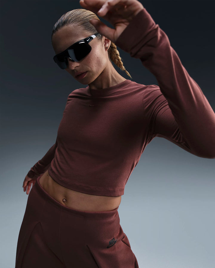 Nike Sportswear Chill Knit Women's Slim Long-Sleeve Cropped Top