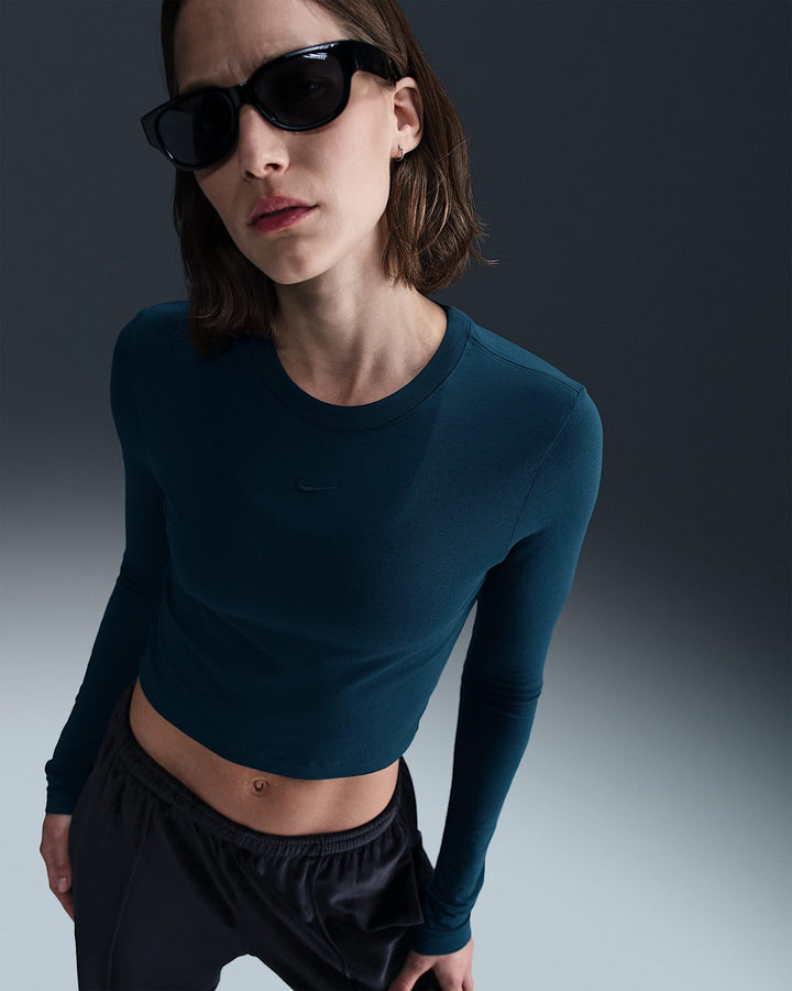 Nike Sportswear Chill Knit Women's Slim Long-Sleeve Cropped Top
