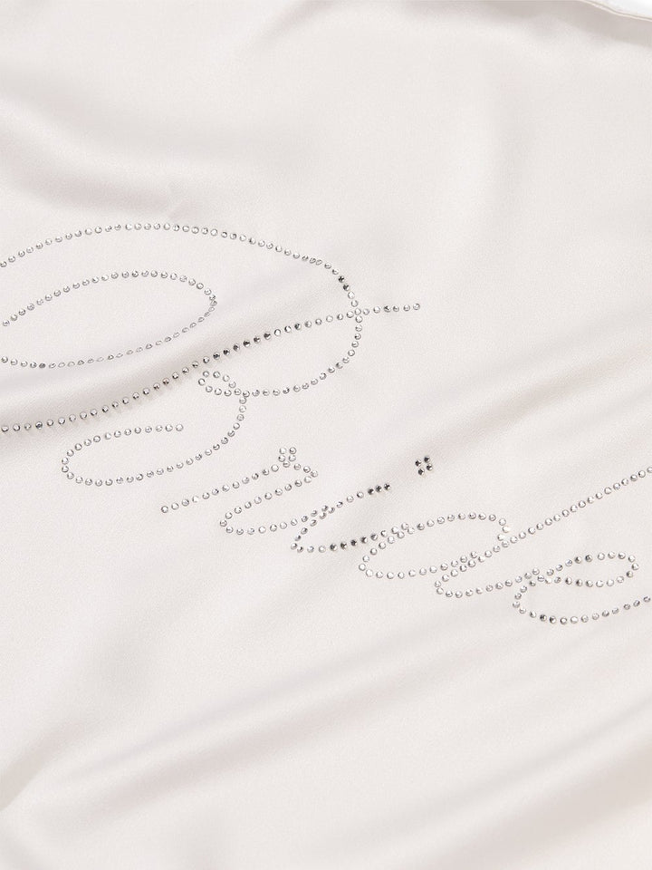 Victoria's Secret Bride Embellished Satin Short Robe