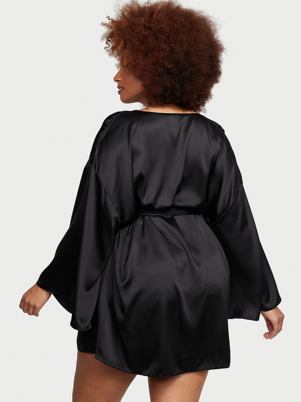 Victoria's Secret Bride Embellished Satin Short Robe