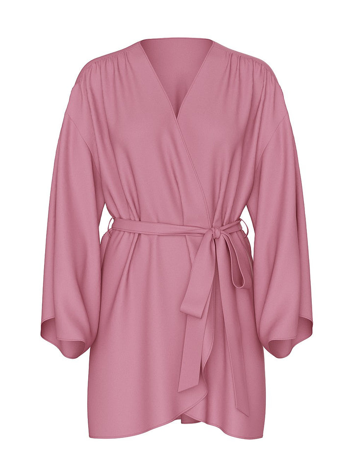 Victoria's Secret Bride Embellished Satin Short Robe