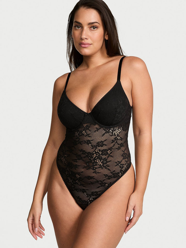 Victoria's Secret Tease Lace Demi Bodysuit