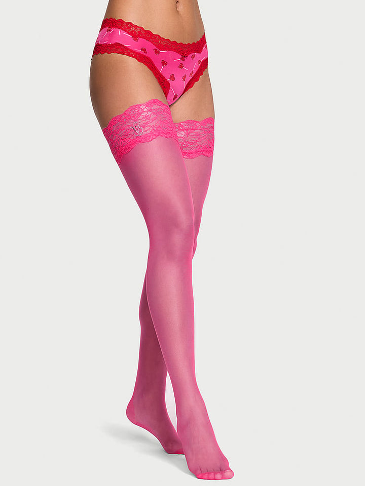 Victoria's Secret Very Sexy Lace Top Thigh Highs