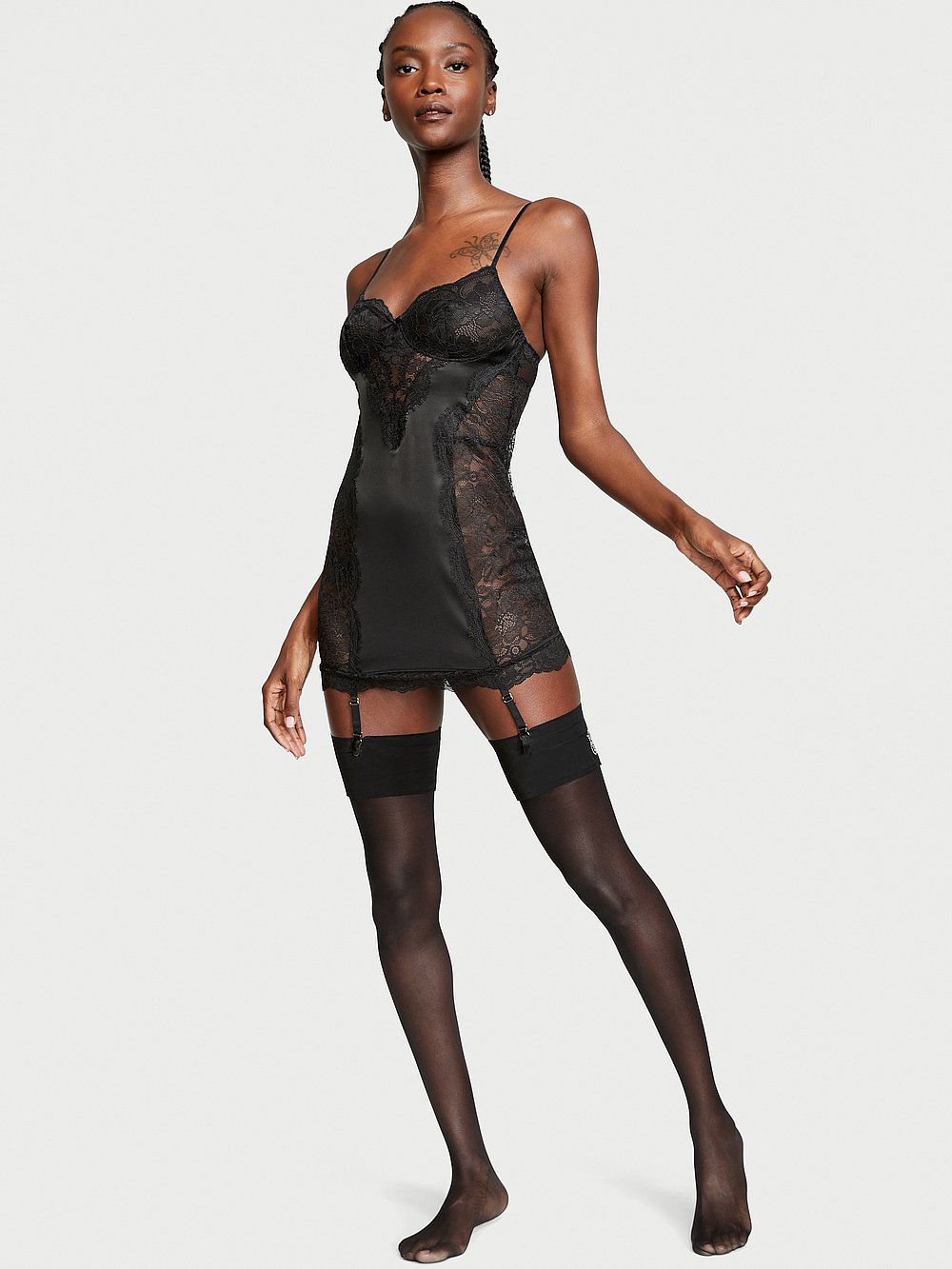 Victoria's Secret Very Sexy Lace Top Thigh Highs