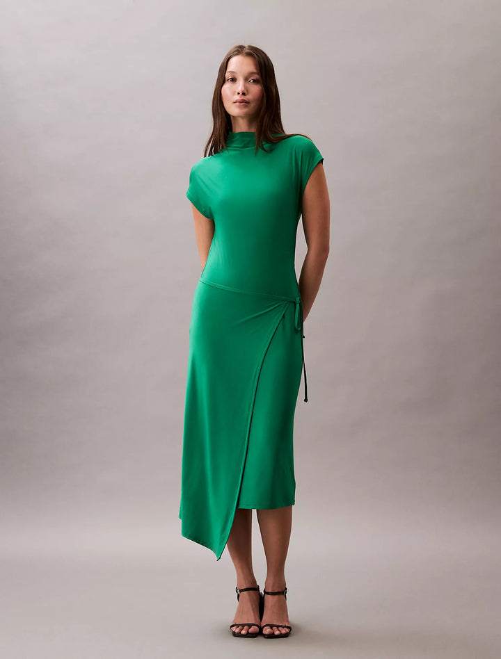 Calvin Klein Wrap Midi Dress