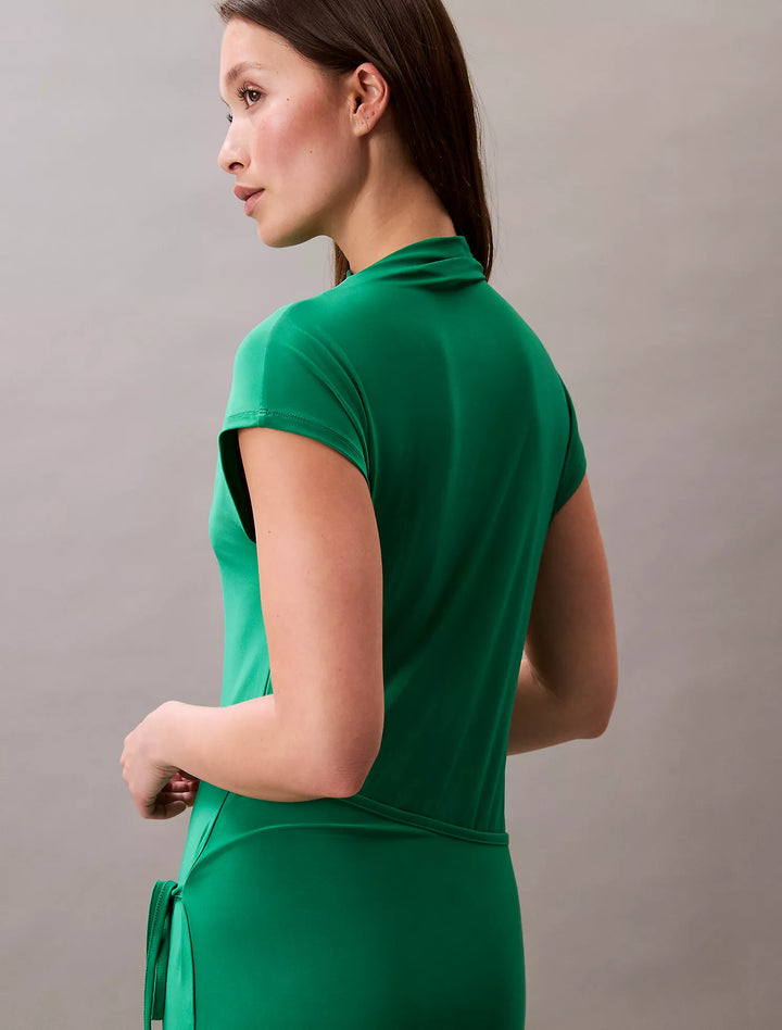 Calvin Klein Wrap Midi Dress