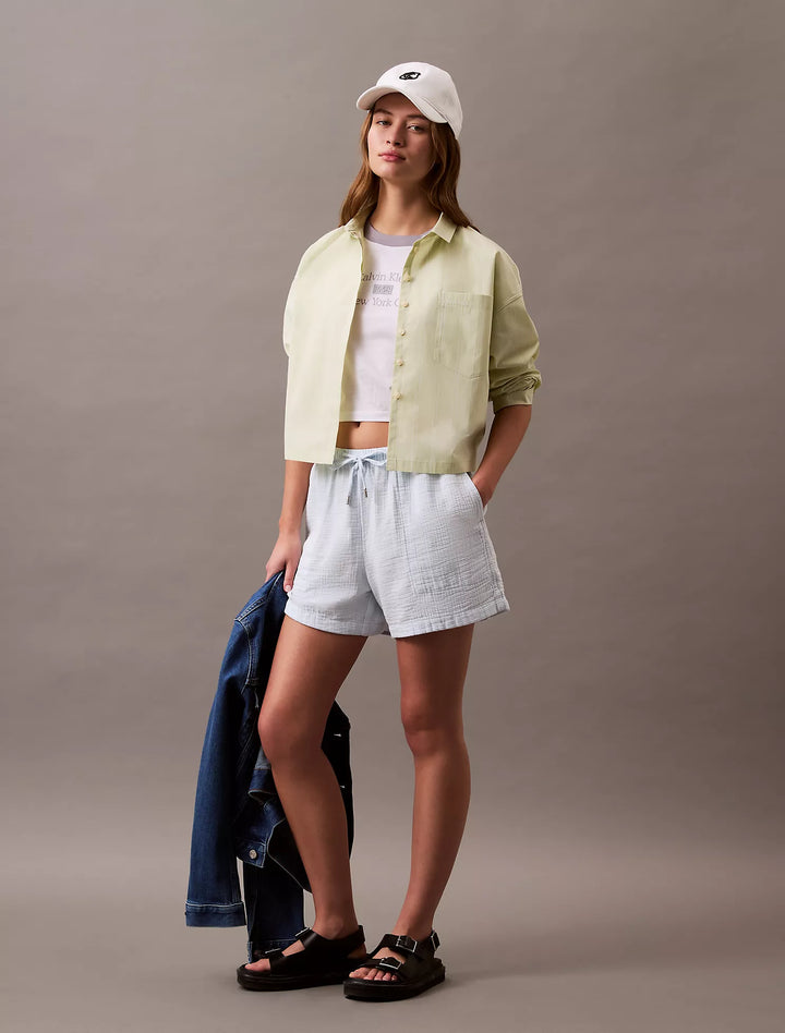Calvin Klein Double Gauze Pull-On Short