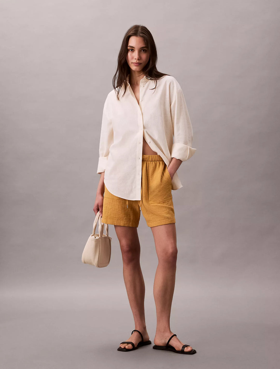 Calvin Klein Double Gauze Pull-On Short
