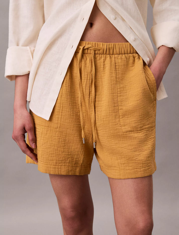 Calvin Klein Double Gauze Pull-On Short