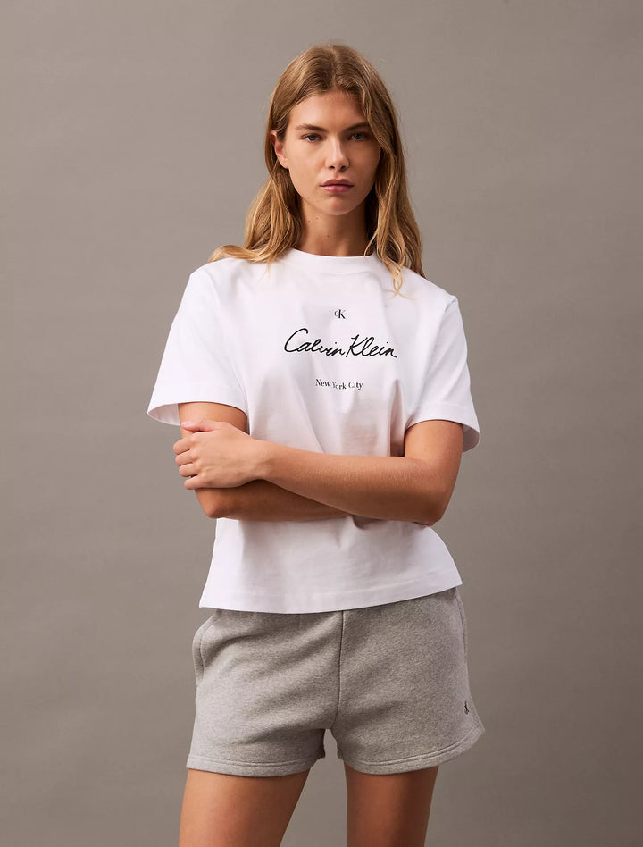 Calvin Klein Archive Logo Fleece Shorts