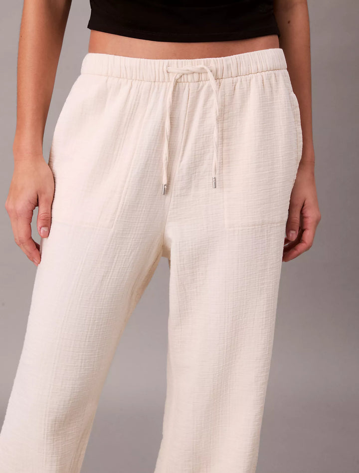 Calvin Klein Double Gauze Pull-On Pants