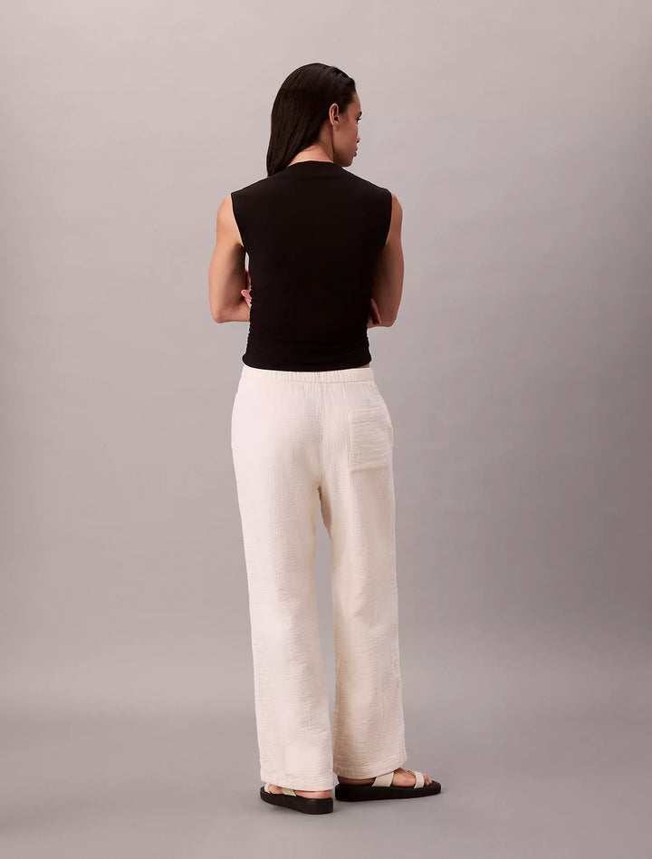 Calvin Klein Double Gauze Pull-On Pants