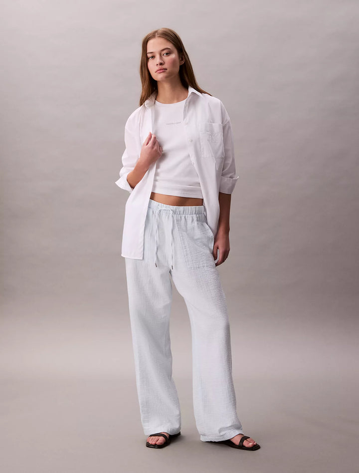 Calvin Klein Double Gauze Pull-On Pants