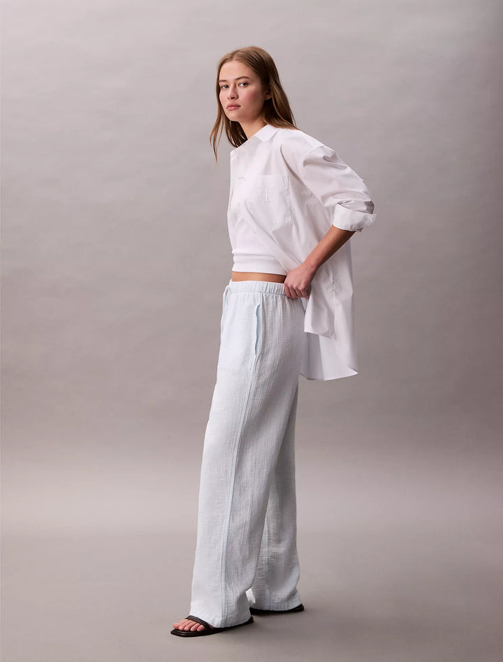 Calvin Klein Double Gauze Pull-On Pants